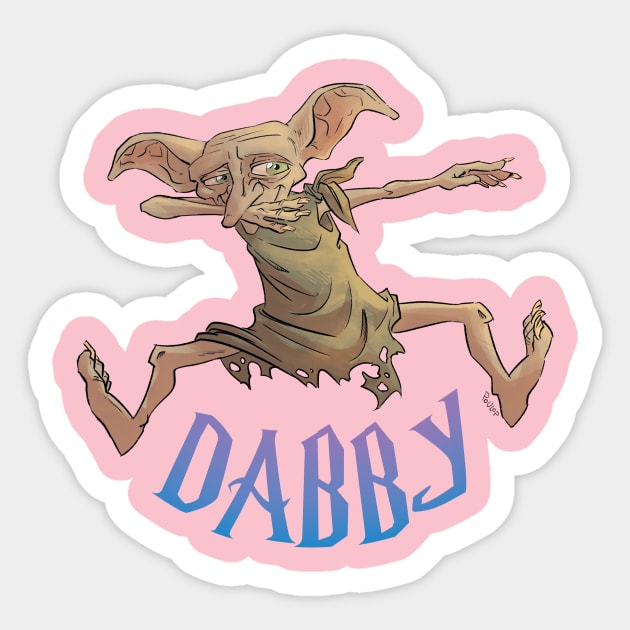 Dabby Sticker by Poulop